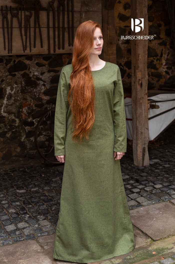 Medieval dress Freya (green)