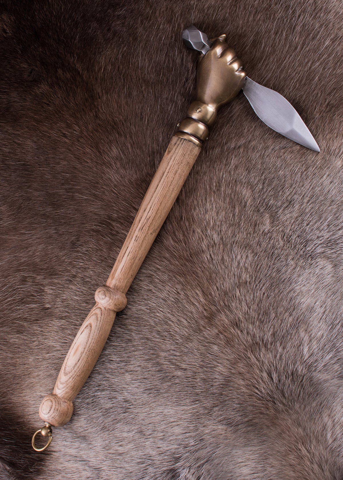 War hammer, horseman's pick, 16th century, semi-sharp