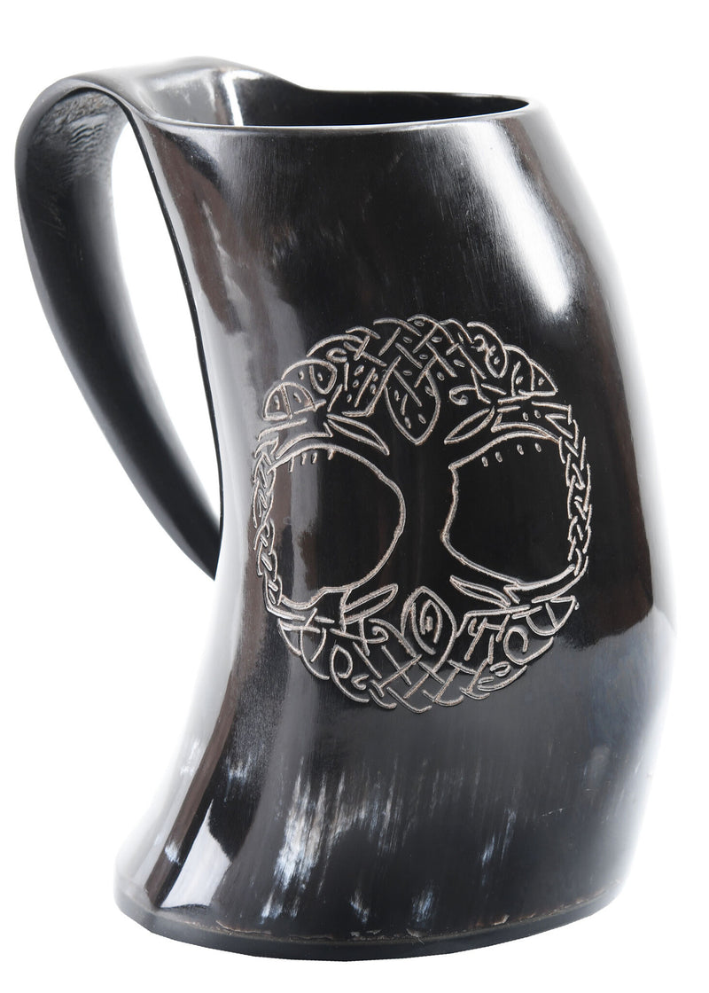 Corne à boire Yggdrasil, 650-1000 ml