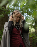 Cloak Harun, wool blend, grey