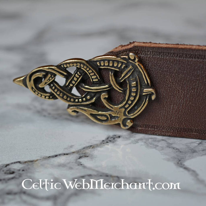 Ringerike Viking belt deluxe, 165 cm, brown