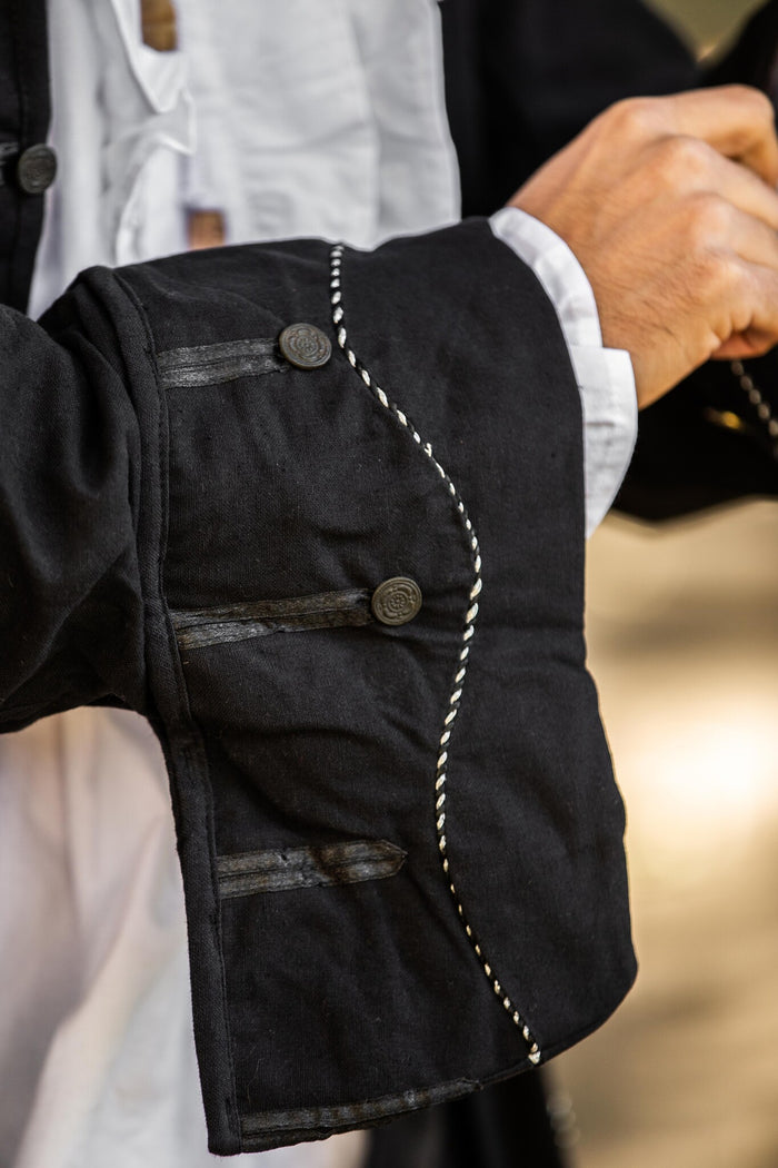 17th century Buccaneer coat, black