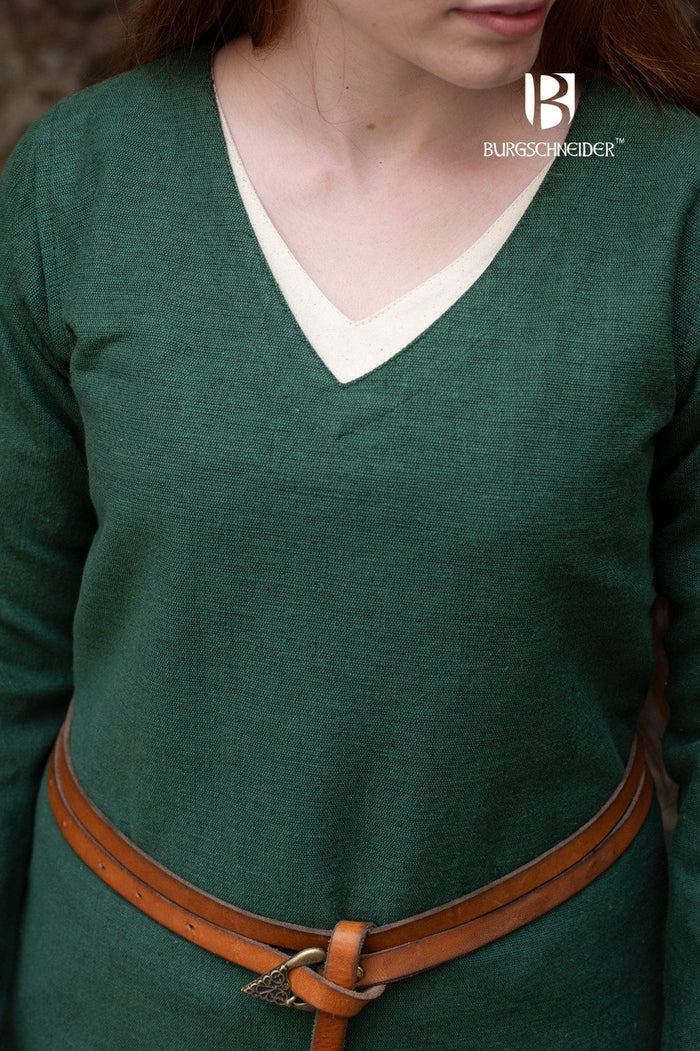 Tunic shield-maiden Frekja, green