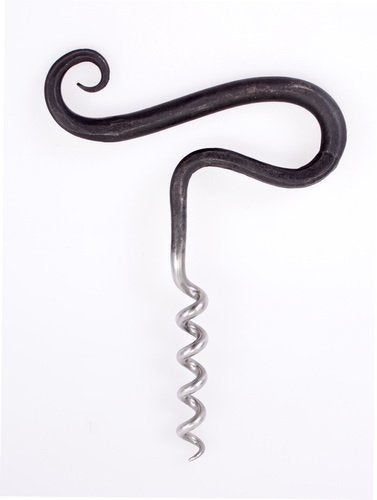 Hand-forged iron corkscrew