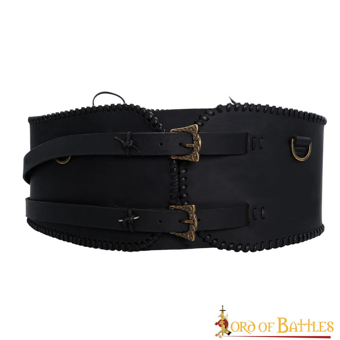 Broad Viking belt, brown