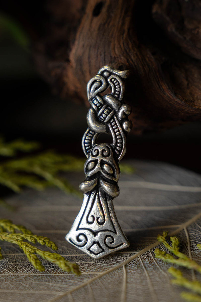 Garniture de ceinture Rusvik de Gotland, argentée