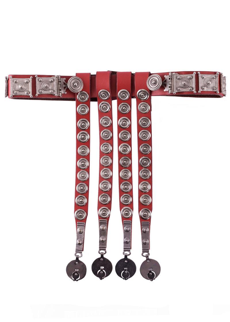 Rzymski cingulum Mainz, czerwony, 134 cm
