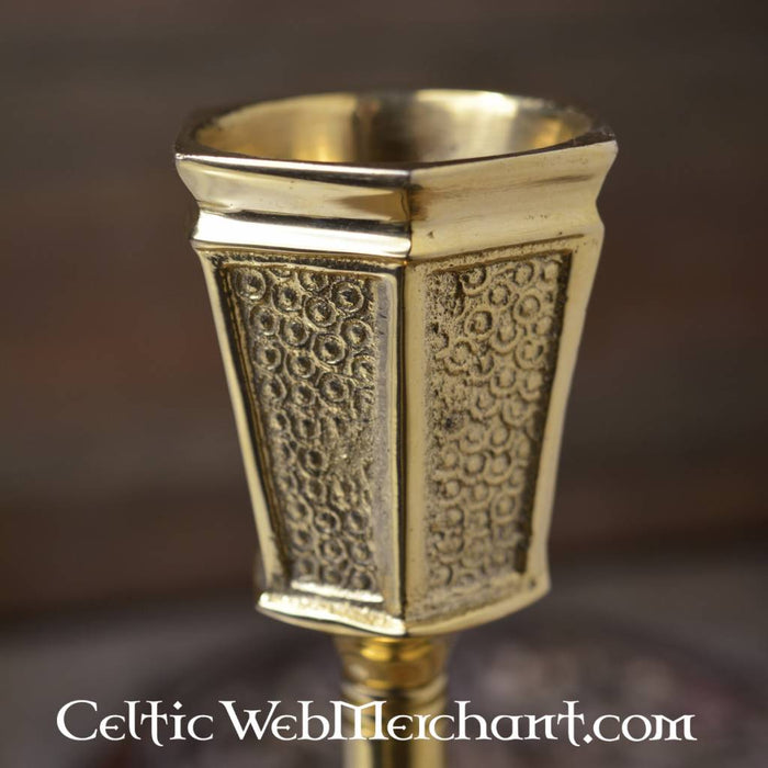 Medieval candlestick, brass