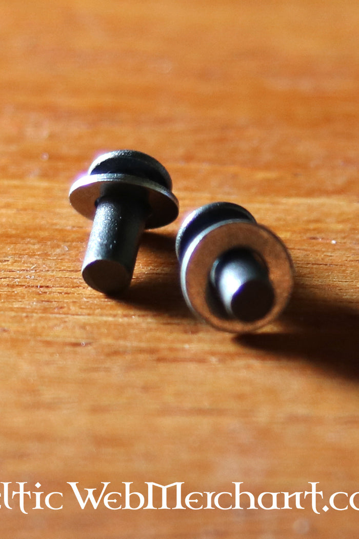 50 steel rivets 3 mm, 6 mm long