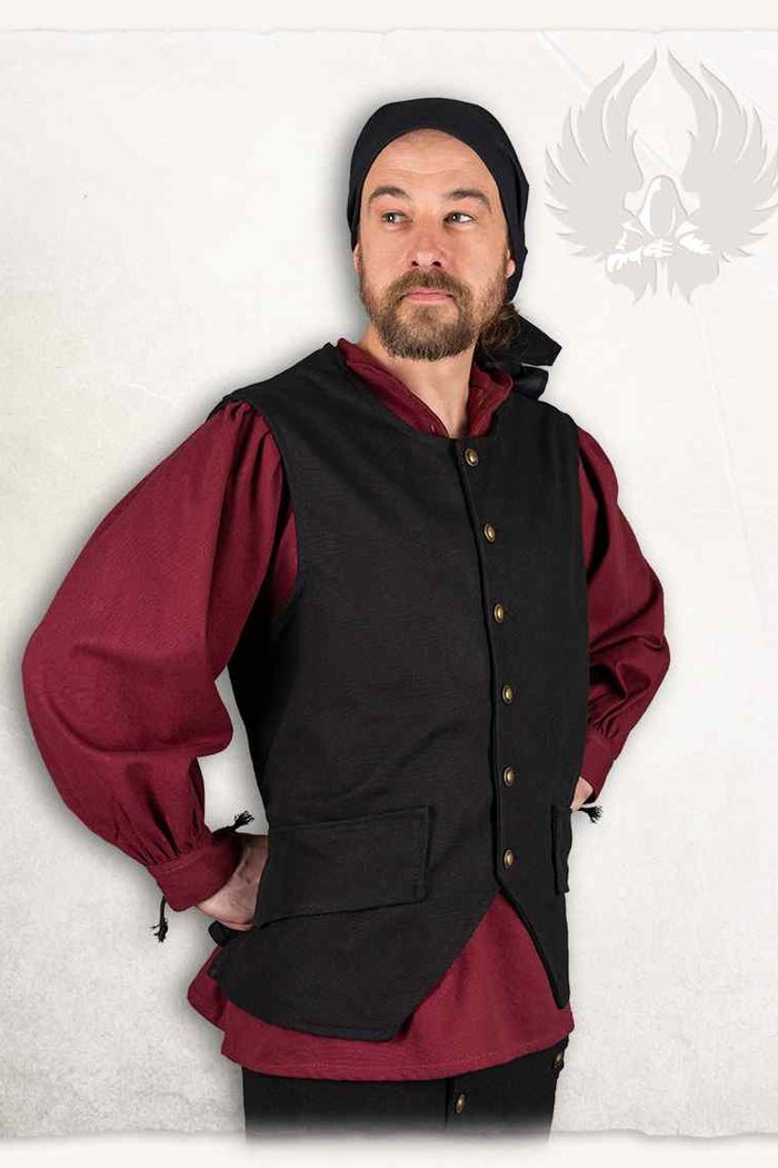 Pirate Vest Fletcher, black