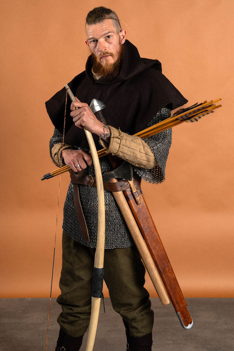 Capiroto Cucullus, negro, mezcla de lana