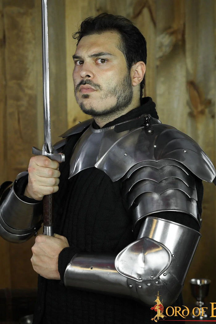 15th century arm armour, vambraces, 1.6 mm