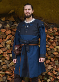 Medieval tunic Skjoldehamm, blue