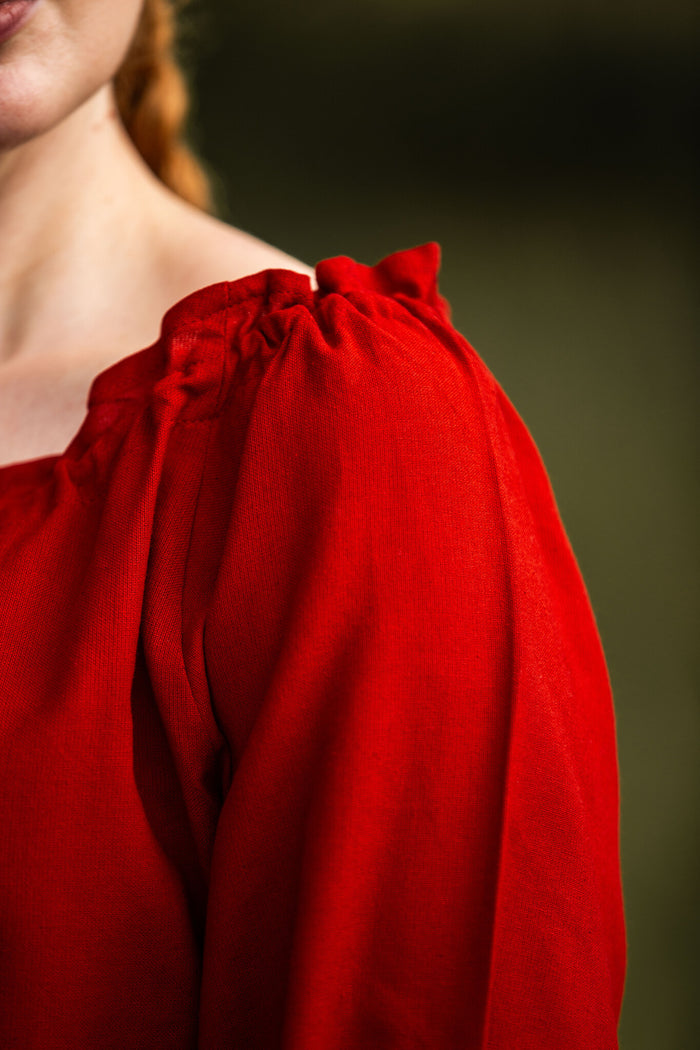 Baroque blouse Julia red