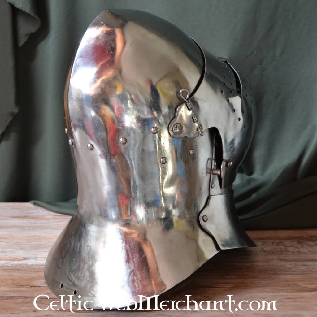 Great bascinet (1400–1450), 2 mm (battle-ready)