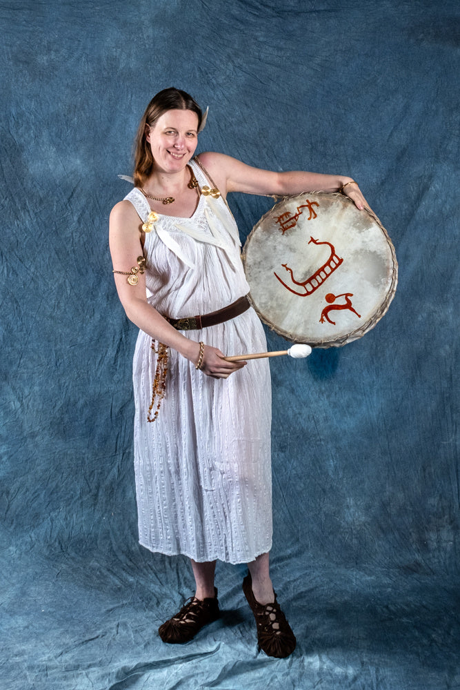 Goddess Dress Hera, white