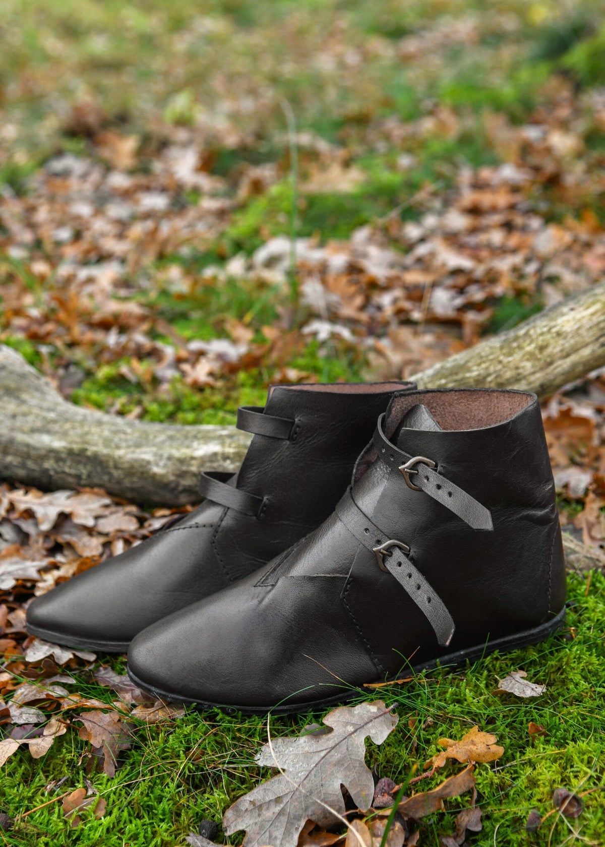 Medieval ankle boots 1250-1500