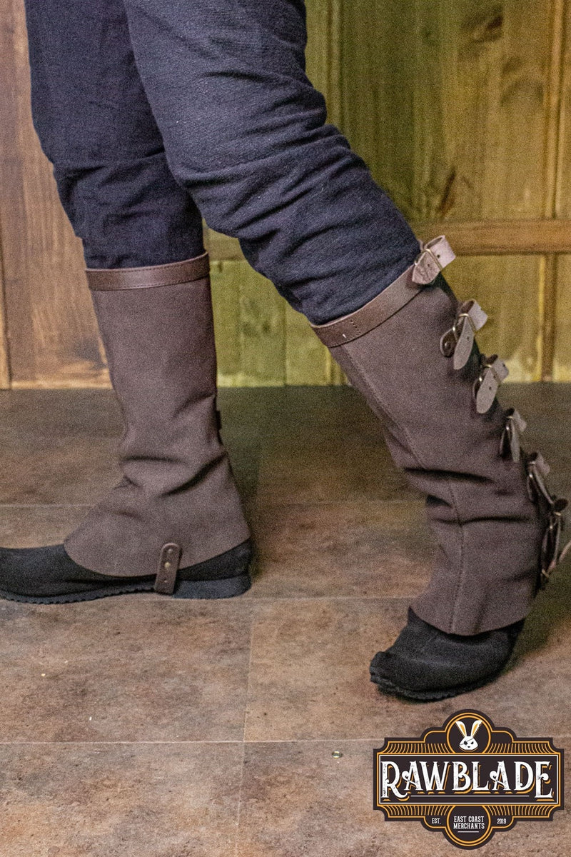 Zapatos Poulaines de soldado – marrón