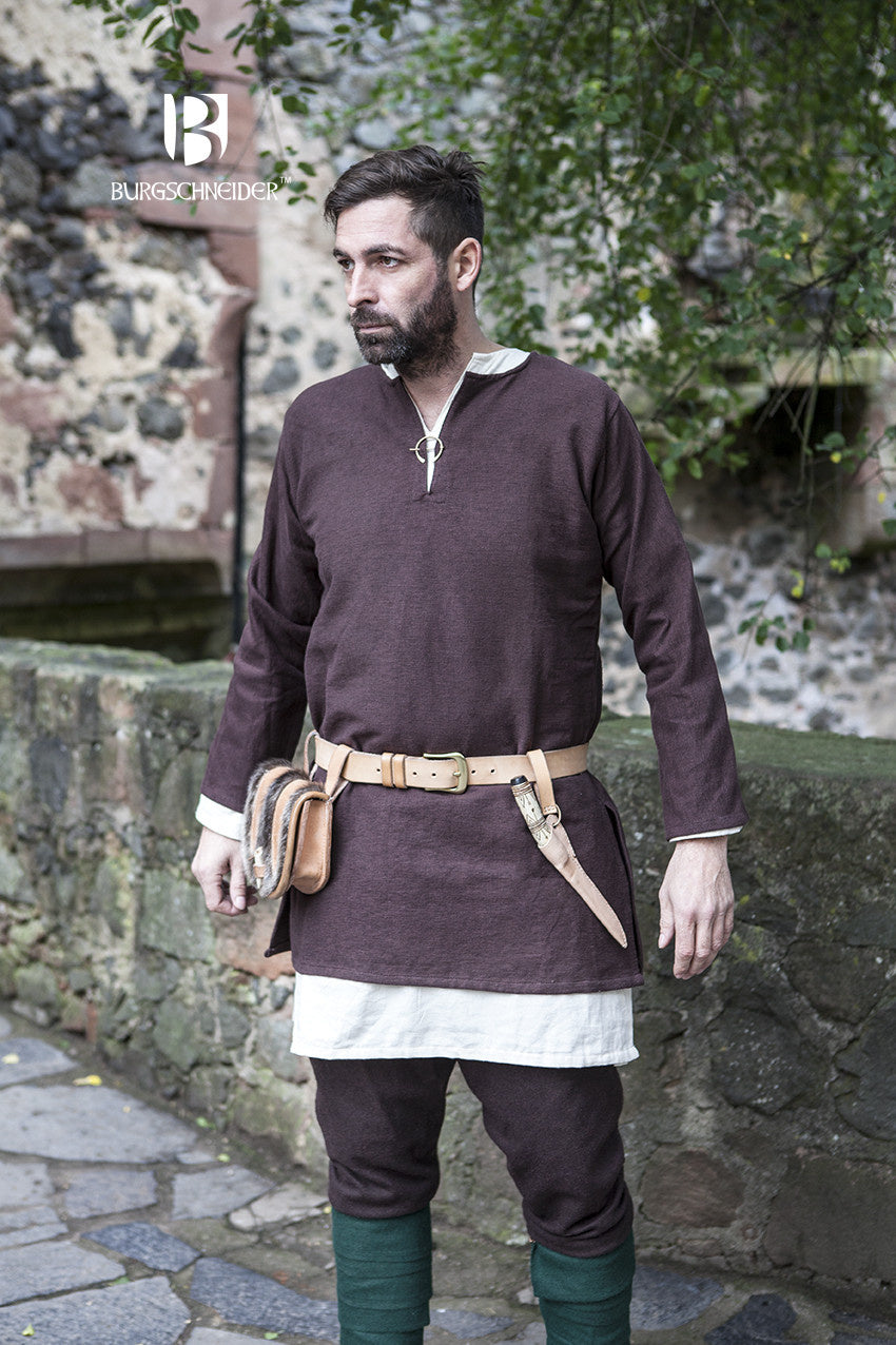 Viking tunic Erik, brown
