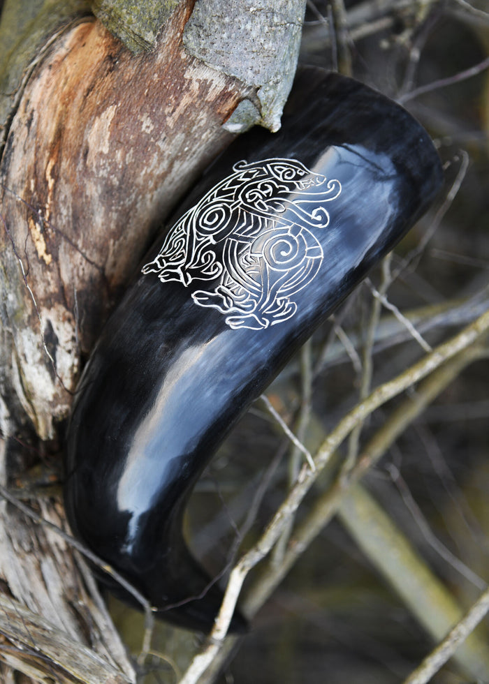 Drinking horn, dragon, 200-300 ml