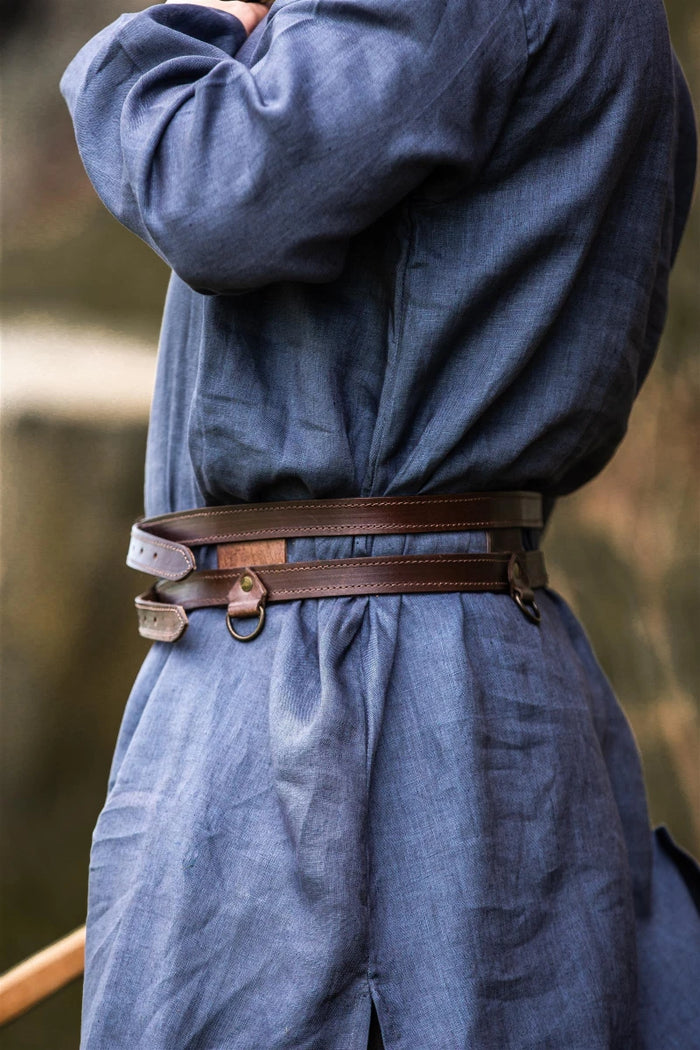 Double belt Ubbe, dark brown