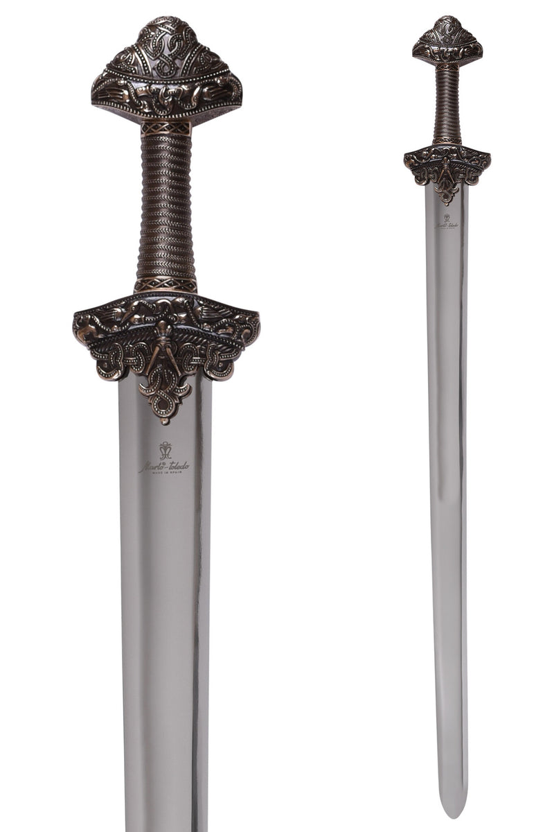 Spada vichinga Dybäck, semi-affilata