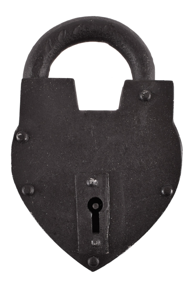 Historical heart-shaped padlock