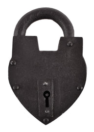Historical heart-shaped padlock
