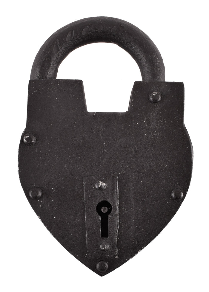 Historical heart-shaped padlock