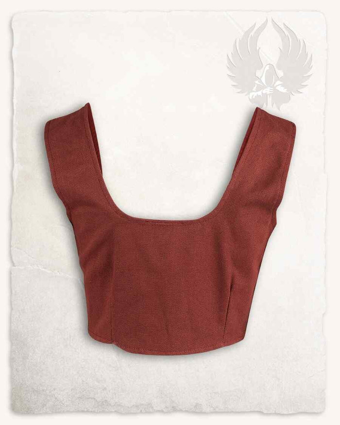 Annabelle bodice, burgundy