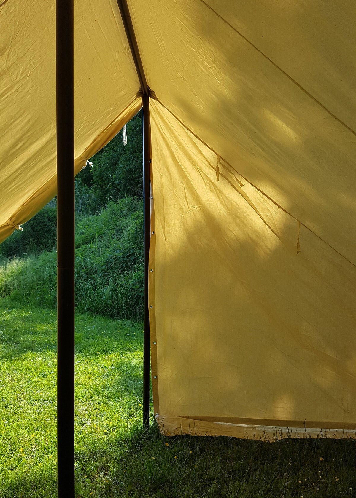 Canvas army tent, 3 x 3 m, 350 gsm