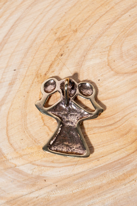 Viking Volva amulet Tissø, bronze