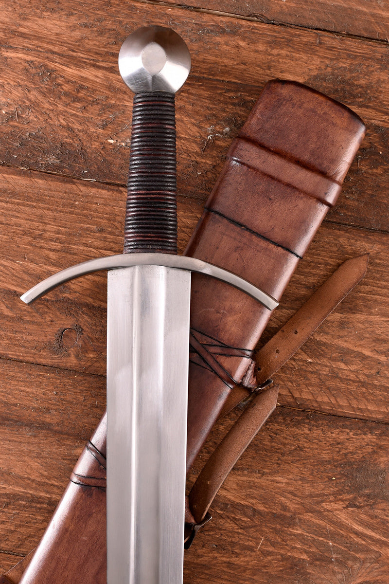 Spada crociata del XIII secolo, smussata (pronta al combattimento)