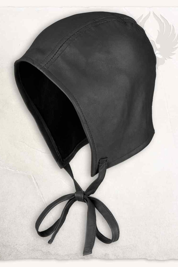 Medieval Coif Martinus, black