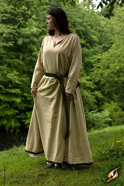 Cote klänning, beige brun