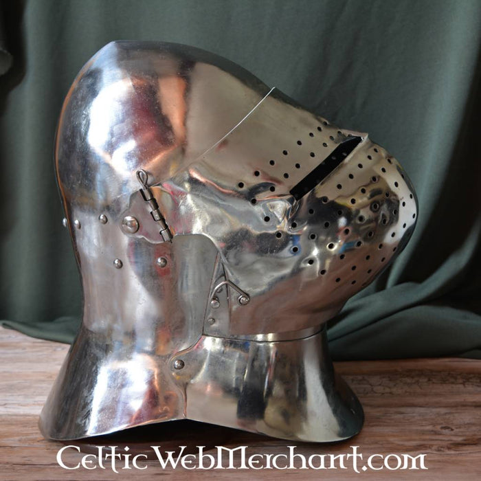 Great bascinet (1400–1450), 2 mm (battle-ready)