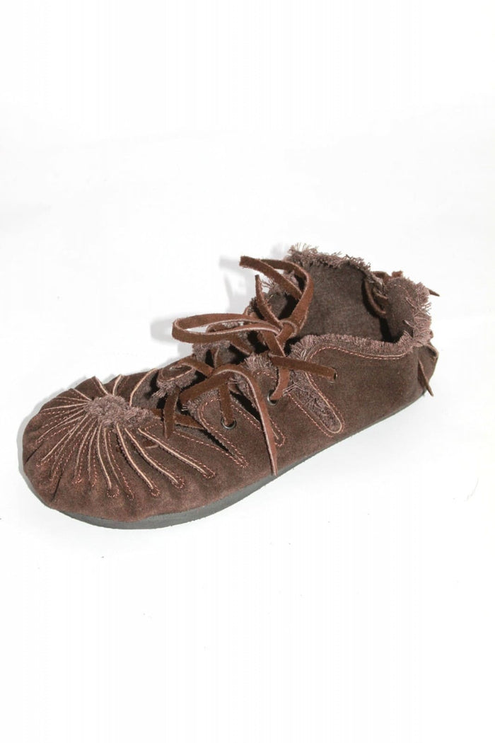 Medieval sandals with rubber sole