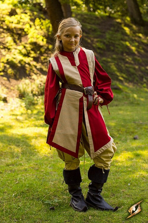 Tabard Geoffrey, beige-red