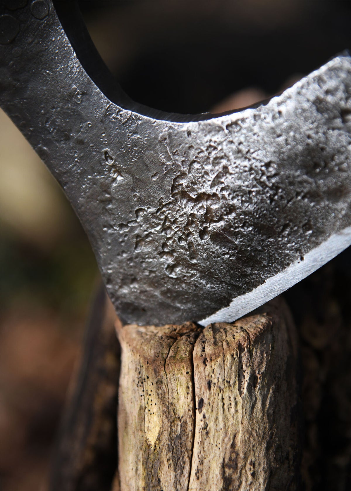 Viking Axe, Hand-Forged Steel, Type B, semi-sharp