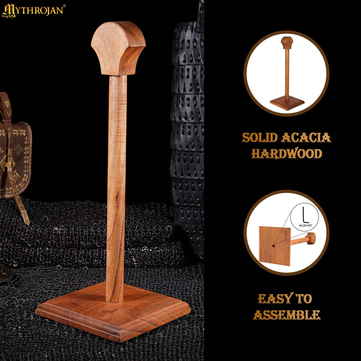 Helmet stand, 35 cm