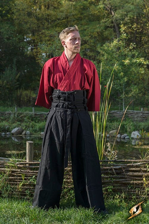 Samurai trousers, black