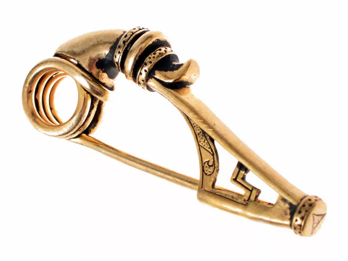 Celtic brooch, Birdlip type, 1st century AD, bronze