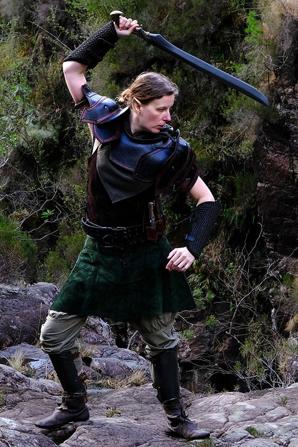 Corpetto in pelle Lisa, marrone