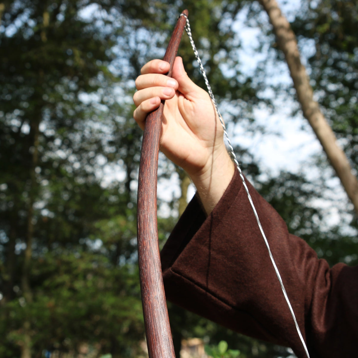 Marksman hand-bow, 58" (147 cm) dark brown 40 lbs