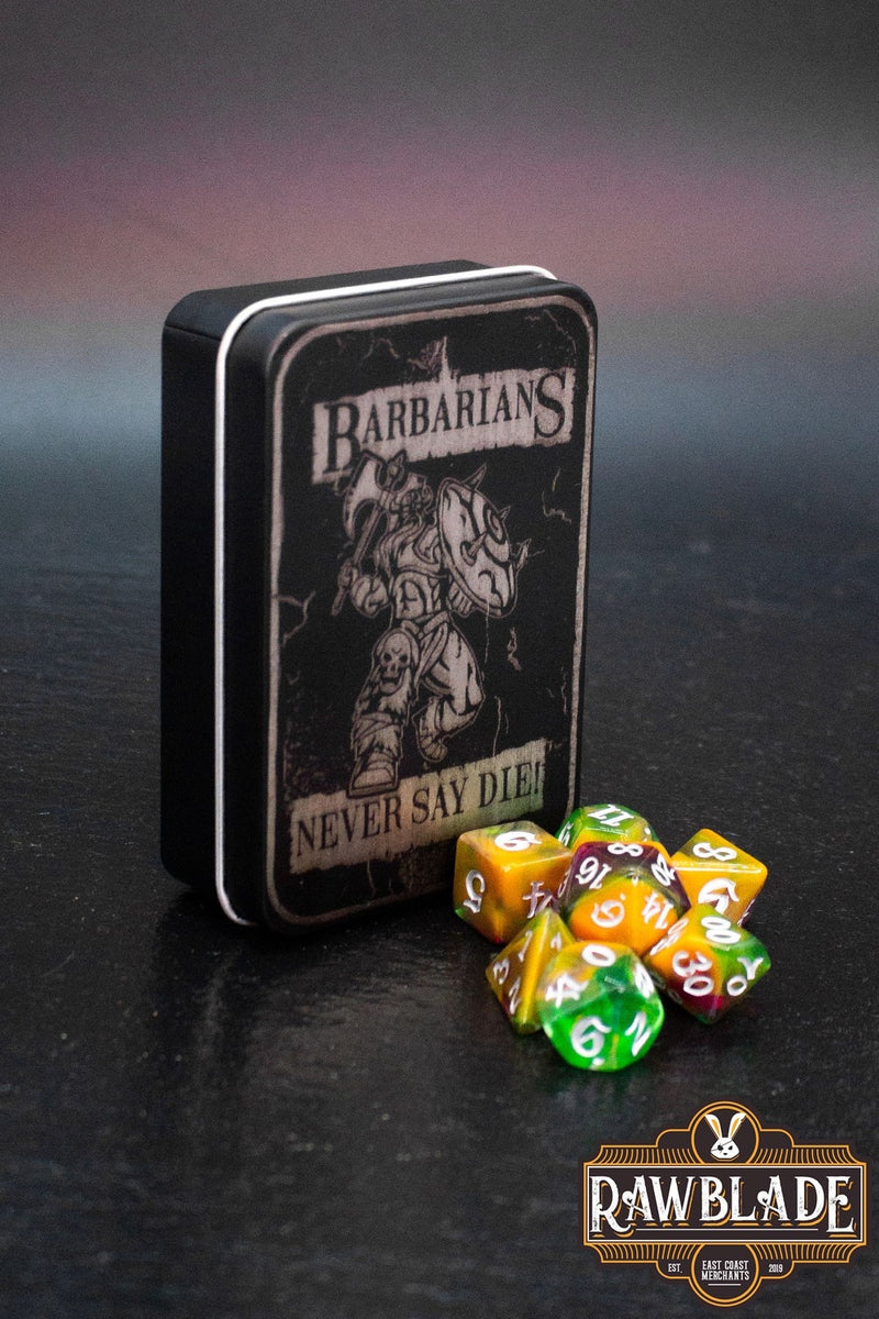 Zestaw kości – Barbarians Never Say Die