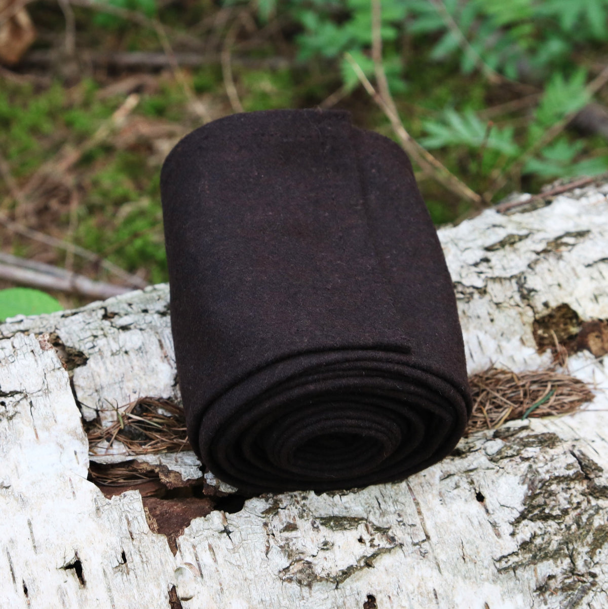 Hredulf leg wrappings, wool blend, brown