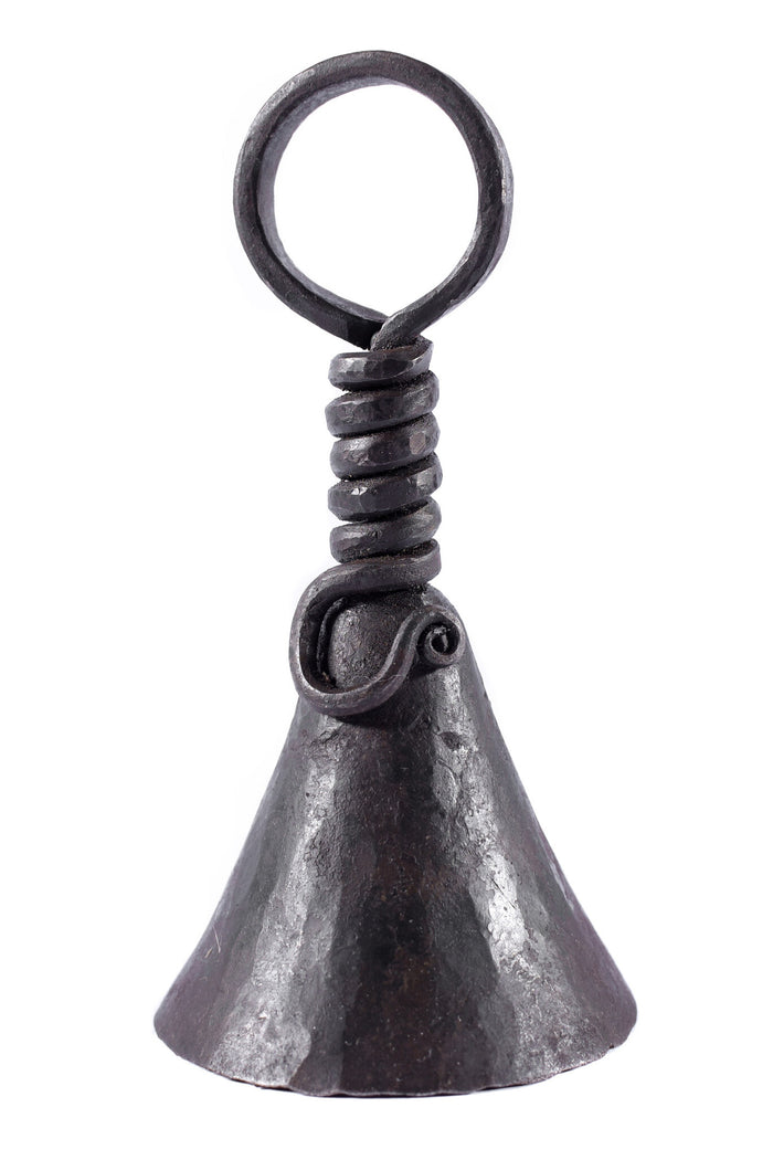 Hand-forged iron bell