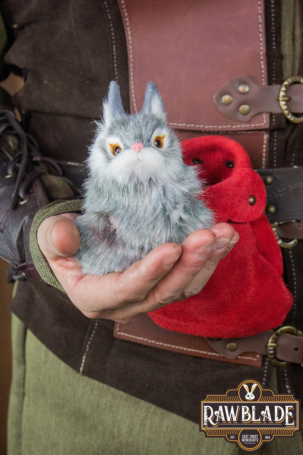 Pouch with rabbit Roger - Red