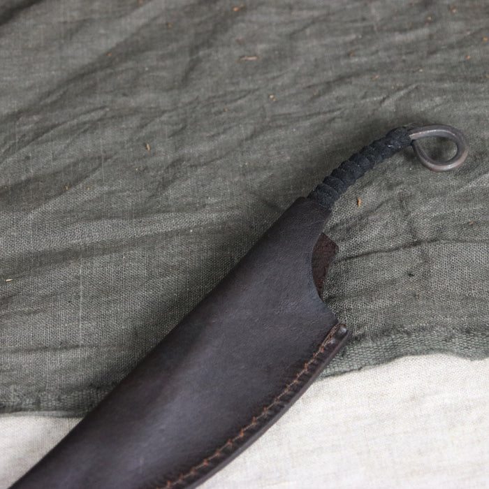 Celtic knife Glen, M, stainless steel, semi-sharp