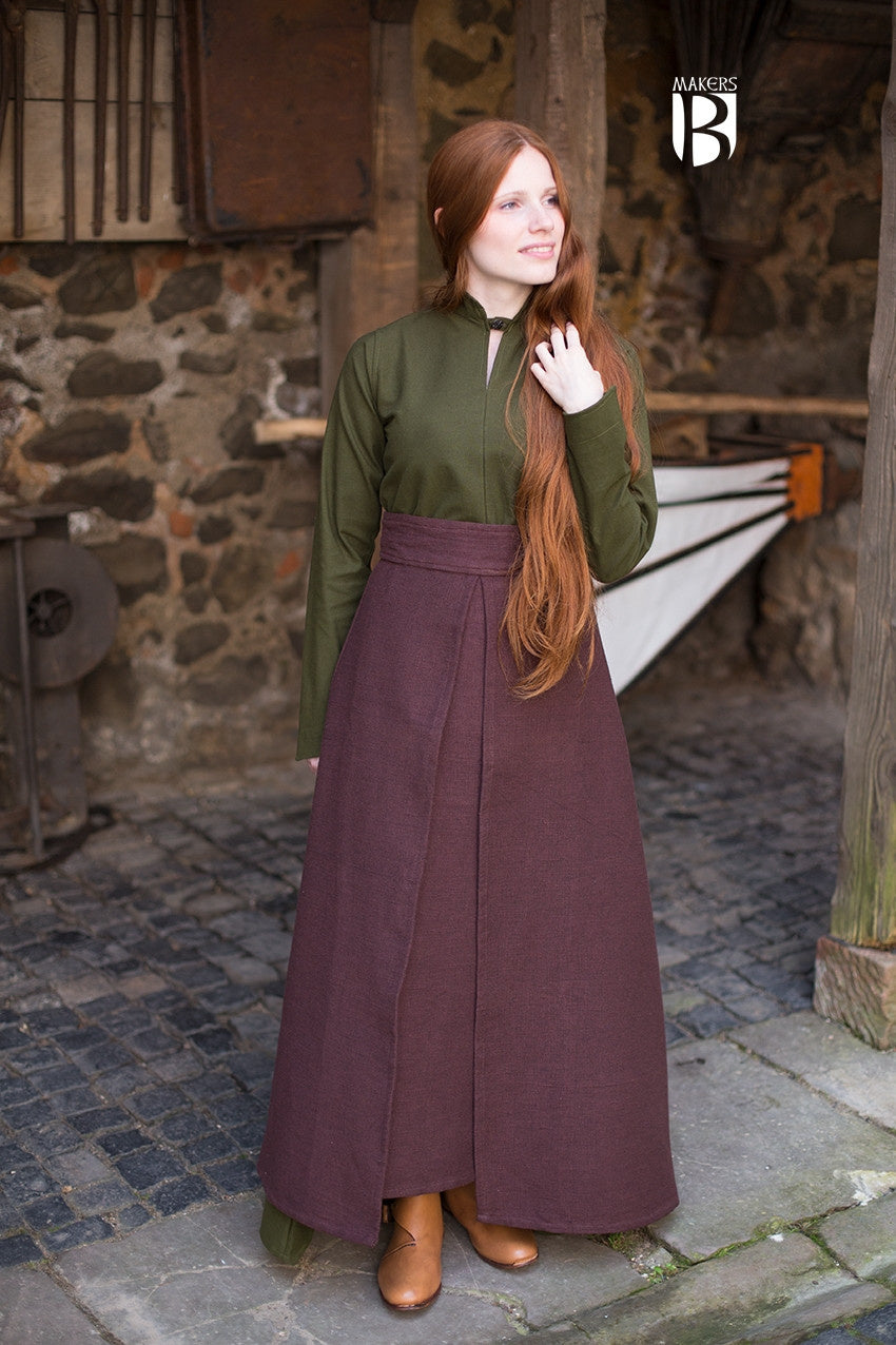 Skirt Mera, brown